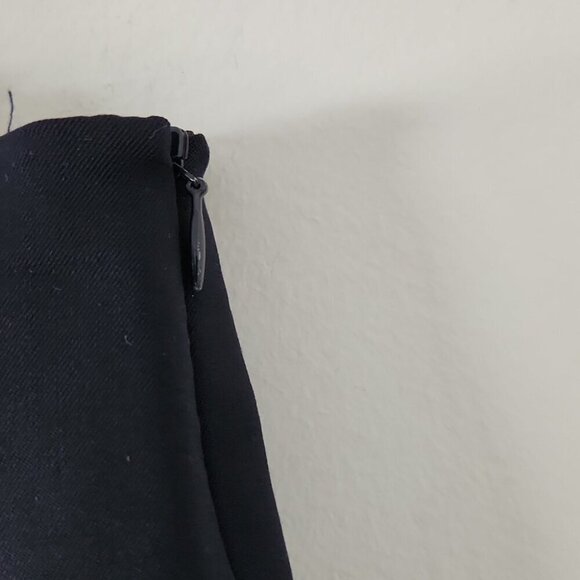 LAFAYETTE 148 | Virgin Wool Pants Stretchable Navy Side Zipper Sz 12 - Picture 4 of 5